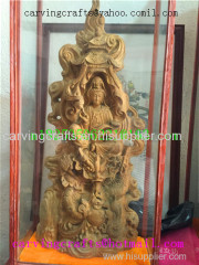 Wood Carving Buddha Crafts eaglewood-1