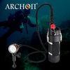 WH166 7000 High Lumen Canister Diving Video Light / Waterproof Dive Light