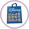 Fashion Blue Disney Soft Loop Plastic Handle Bags Promotional