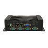 Atom N2800 Dual Core VGA HDMI Fanless Industrial Computer For 6 RS232 COM 4 USB 2 RJ45 LAN