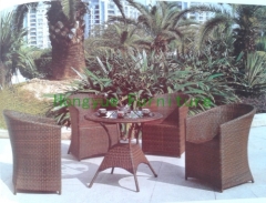 Bistro set in rattan materials from china factory