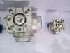 3 Way Stainless steel threaded ball valve with Direct Mounting pad 1000PSI Reduce bore