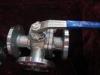 T / L- Type Stainless steel 3 Way Ball Valves Flange end 1000WOG With ISO Mounting pad