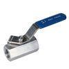 High Pressure Stainless 1PC Hexagon Ball Valve Forged Steel Body 2000WOG