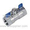 Butterfly handle 1 PC Stainless Steel Ball Valve Reduce Port 1000WOG