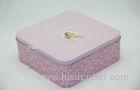 Food Grade Recycle Cake / Biscuit Tin Box For Child 0.30 MM Thickness