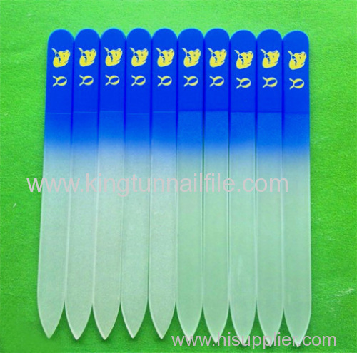 manufacturer supply OEM crystal glass nail file