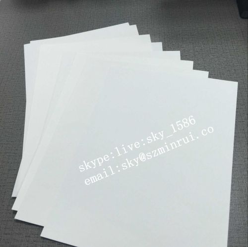 Custom White A4 Size Ultra Destructible Label Materials Sheet Tamper Proof Sticker Paper