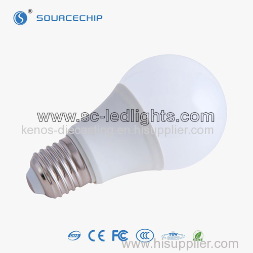 AC 85-265v E27 A60 5w led bulb factory