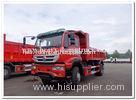 SWZ sinotruck 6x4 tipper truck red cabin with parts and parabolic leaf spring