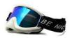 Professional Blue PC Mirrored Ski Goggles Over the Glasses with Nose Bridge Removable