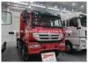 Sinotruk golden prince 6x4 dumper truck 266hp / 336hp red color with 15cbm loading capacity
