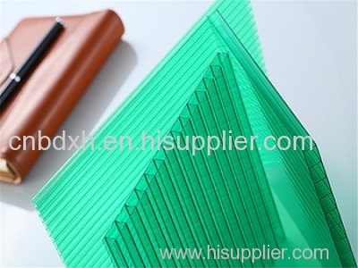 UNQ Colored Polycarbonate Sheet Twin-wall Hollow Roofing sheet