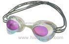 Open Water Batman Swimming Goggles with Mirrored Lens and Silicone Gasket