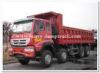 50 tons SINOTRUK SWZ 8X4 Heavy Duty tipper truck loading with powerful engine Euro 2 / 3