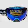 OEM Adult Blue Spherical Snowboard Goggles With Interchangeable Lenses