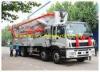 ISUZU Japan concrete pump truck 65m3 / h with 25 meters boom with warranty and parts