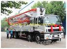 ISUZU Japan concrete pump truck 65m3 / h with 25 meters boom with warranty and parts