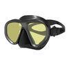 Colorful Mirrored Lens Well Sealed Silicone Skirt Free Diving Mask for Adults