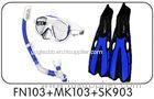 4 Sizes Diving Sets Diving Fins Free Diving Goggles and Diving Snorkel