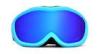 Blue Nylon Strap Childrens / Kids Skiing Goggles For Glasses