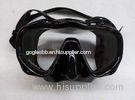 Adult Divers Mask Free Diving Goggles with Black Silicone Strap Soft Skirt