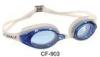 Clear Blue Mens Swimming Goggles Competitive Swim Goggles Customized