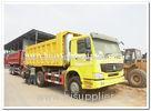 HOWO chinese strong mine dump truck 336hp 6x4 / 8x4 / 8x6 with Q345 Steel cargo body