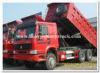 336 hp Howo 6x4 dump truck 10 wheels red dump truck for tough road