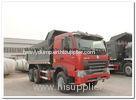 HOWO A7 6 by 4 Euro 2 Tipper Dump truck front lifting 6 wheel dump truck for Base Rock Topsoil Aspha