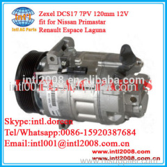 Zexel DCS17 auto ac compressor for Nissan Primastar Renault Espace Laguna 8200454172 4434678 5060410300 93161916 8200577