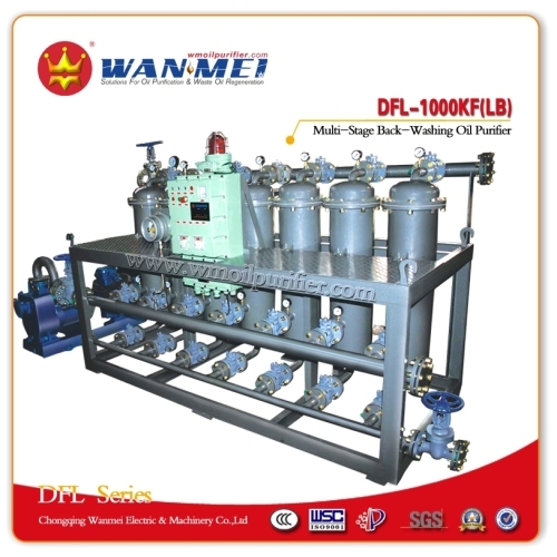 Multi-stage Back Washing Oil Purifier