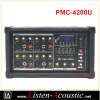 Professional Portable 4 Channel Power Mixer PMC 4200U