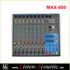 Professional 8 Channel Sound Power Amplifier Mixer MAX 800