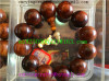 Dark wood Buddha beads-Yellow pear-1