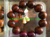 Dark wood Buddha beads-Yellow pear-2