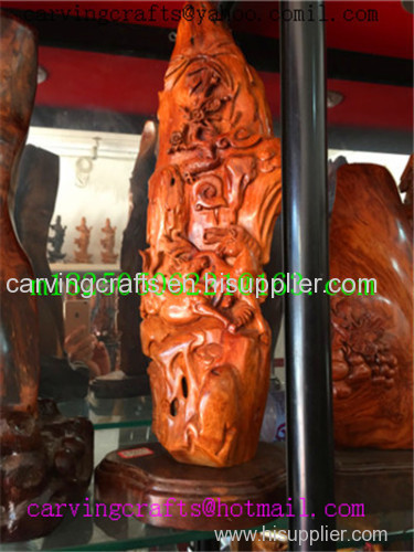 The Africa carved works-Yellow pear-2