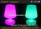 Remote control rechargeable LED glowing table lamp for bar club / home decoration