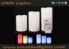 White LED Decorative Candles Pillar For Wedding / Home Party / Bar