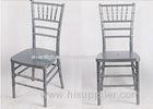 Scratch Resistant Silver Chiavari Chairs Restaurant Waterproof