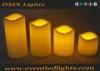 CR2032 Battery Pillar Led Remote Control Candles Meeting Colorful