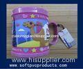 Logo Printed Promotional Travel Coffee Mugs / Customized Drinking Mug with Cartoon