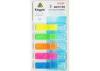 Fluorescent Rainbow Pop Up Sticky Notes PET colors 44 X 12mm x 20 sheets