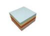 Mixed colors cool Sticky Note Cube with strong glue 3&quot;x3&quot; 500 sheets