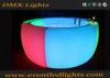 Red / Blue Plasitc Led Decorative Bar Counter For Nightclub