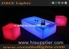 PE Indoor and Outdoor Blue / Red Led Furniture Cobe For Party