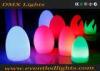 Illuminated Egg Shape Led Restaurant Table Lamps For Catering