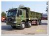 CNTCN Heavy load Dump Truck 8X4 With 420 HP Engine 60 tons green color for army using