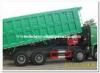 popular type HOWO 8 by 4 dump truck / tipper truck / dumper lorry HW70 cab with no berth