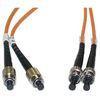 3.0mm PVC Fiber Optic Patch Cord ST to ST 62.5 / 125 Multimode Cable